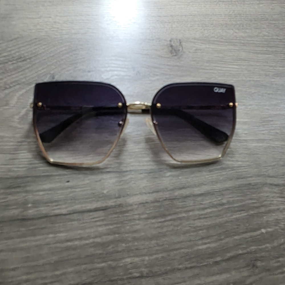 Quay Australia Women's Sunglasses in Purple and Gold